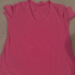 Lululemon vneck cotton short sleeve top